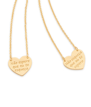 GOLD HEART SCAPULAR