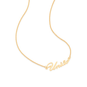 GOLD UNIÃO (UNITY) NECKLACE