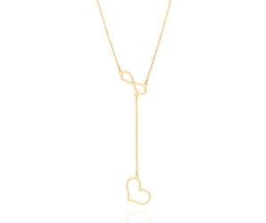 GOLD FOREVER LOVE Y-NECKLACE