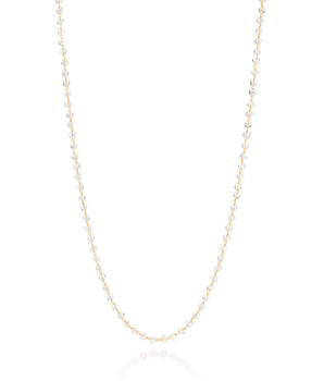 GOLD TRANSPARENT SPHERES NECKLACE