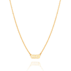 GOLD “MÃE” (MOM) NECKLACE