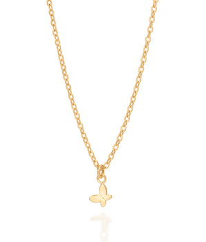 GOLD SMALL BUTTERFLY NECKLACE