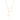 GOLD DOUBLE HEART Y-NECKLACE