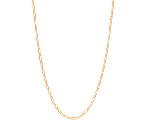 GOLD MEN'S PAPER CLIP CHAIN