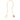 GOLD PURPLE HEART CROSS SCAPULAR NECKLACE