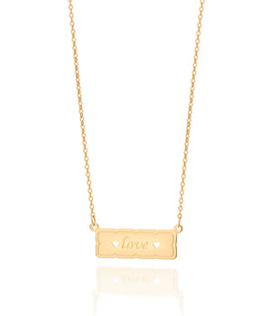 GOLD LOVE NECKLACE