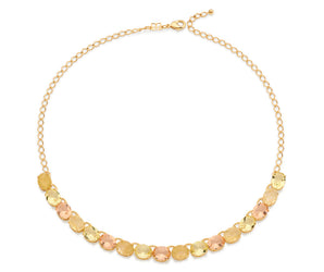 GOLD LUXURIOUS GARDEN NECKLACE IN YELLOW