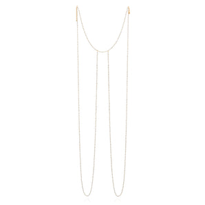 GOLD SHIMMERING WATERS BODY CHAIN