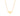 GOLD INITIAL HEART NECKLACE