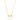GOLD GRATIDÃO (GRATITUDE) PLAQUE NECKLACE