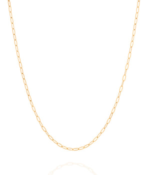 GOLD LONG CABLE LINK CHAIN