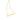 GOLD GRATIDÃO (GRATITUDE) NECKLACE
