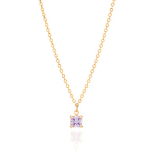 GOLD BIRTHDAY NECKLACE - JUNE