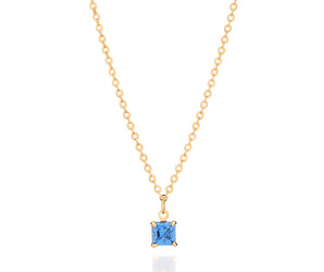 GOLD BIRTHDAY NECKLACE - DECEMBER
