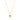 GOLD BIRTHDAY NECKLACE - AUGUST