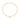 GOLD EVIL EYE LINK CHAIN NECKLACE