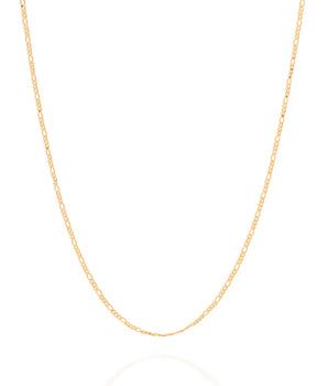 GOLD MEN'S FIGARO CHAIN - SMALL