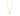 GOLD PLATED CHAIN WITH ZIRCONIA