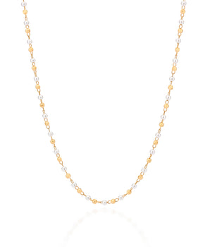 GOLD CHAIN WITH PEARLS