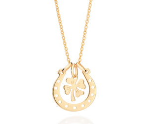 GOLD LUCKY PENDANT