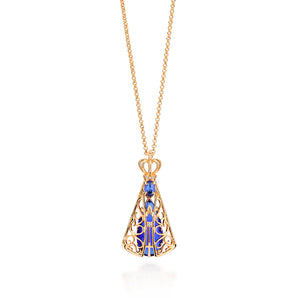 GOLD OUR LADY REVEALED NECKLACE