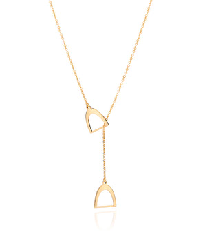 GOLD BUCKLE NECKLACE