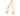 GOLD SACRED HEART SCAPULAR NECKLACE