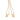 GOLD MEN'S SAINT GEORGE SCAPULAR NECKLACE
