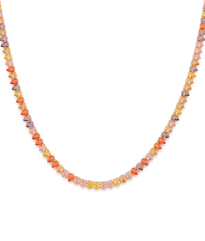 GOLD COLORFUL NIGHT NECKLACE