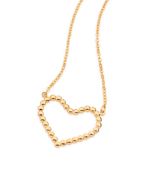 GOLD HEART POP NECKLACE