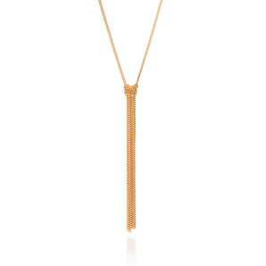 GOLD KNOT OF ELEGANCE NECKLACE