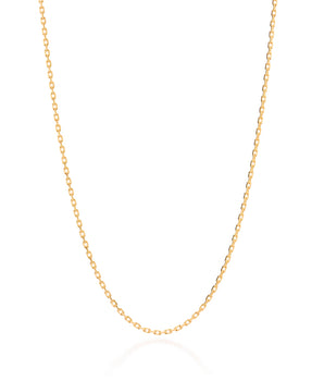 MEN’S GOLD CURB CHAIN NECKLACE