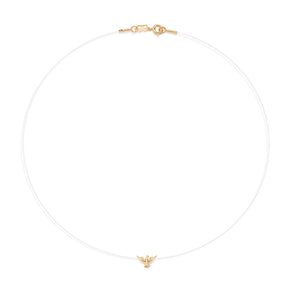 GOLD HOLY SPIRIT NYLON CHOKER