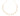 GOLD PLATED SHELL NECKLACE WITH SYNTHETIC PEARLS
