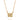 GOLD BRAZIL FLAG NECKLACE