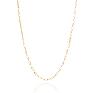GOLD MEN'S OVAL LINK CHAIN
