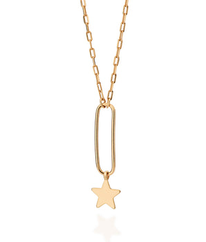 GOLD LONE STAR NECKLACE
