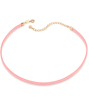 GOLD YOUNG COWGIRL LEATHER CHOKER