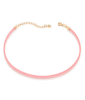 GOLD YOUNG COWGIRL LEATHER CHOKER