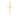 GOLD CROSS PENDANT