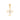 GOLD CRUCIFIX WITH RHODIUM