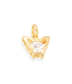GOLD PENDANT WITH CRYSTALS