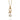 GOLD PENDANT WITH PEARL AND CRYSTAL