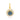 GOLD PLATED PENDANT WITH CRYSTAL