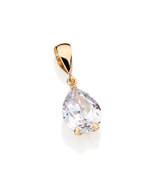 GOLD PLATED PENDANT WITH ZIRCONIA