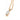 GOLD PENDANT WITH ZIRCONIA