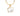 GOLD PENDANT WITH ZIRCONIA