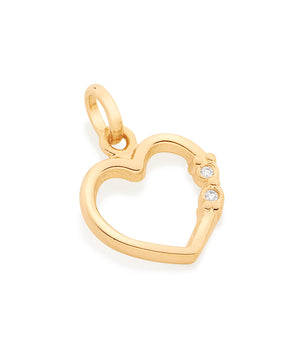 GOLD PENDANT WITH ZIRCONIA