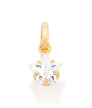 GOLD KID'S PENDANT WITH ZIRCONIA