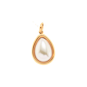 GOLD PENDANT WITH PEARL